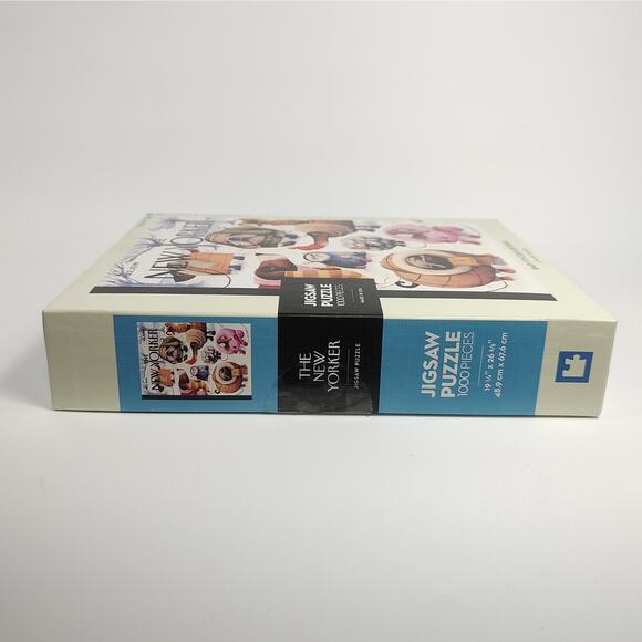 New Yorker Dog Puzzle Winter Snow Pups 1000 piece Jigsaw Game 19 in x 26 in 2010 - Picture 6 of 9